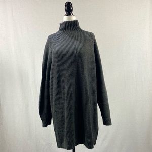C+D+M Dark Grey Turtleneck Sweater Size L